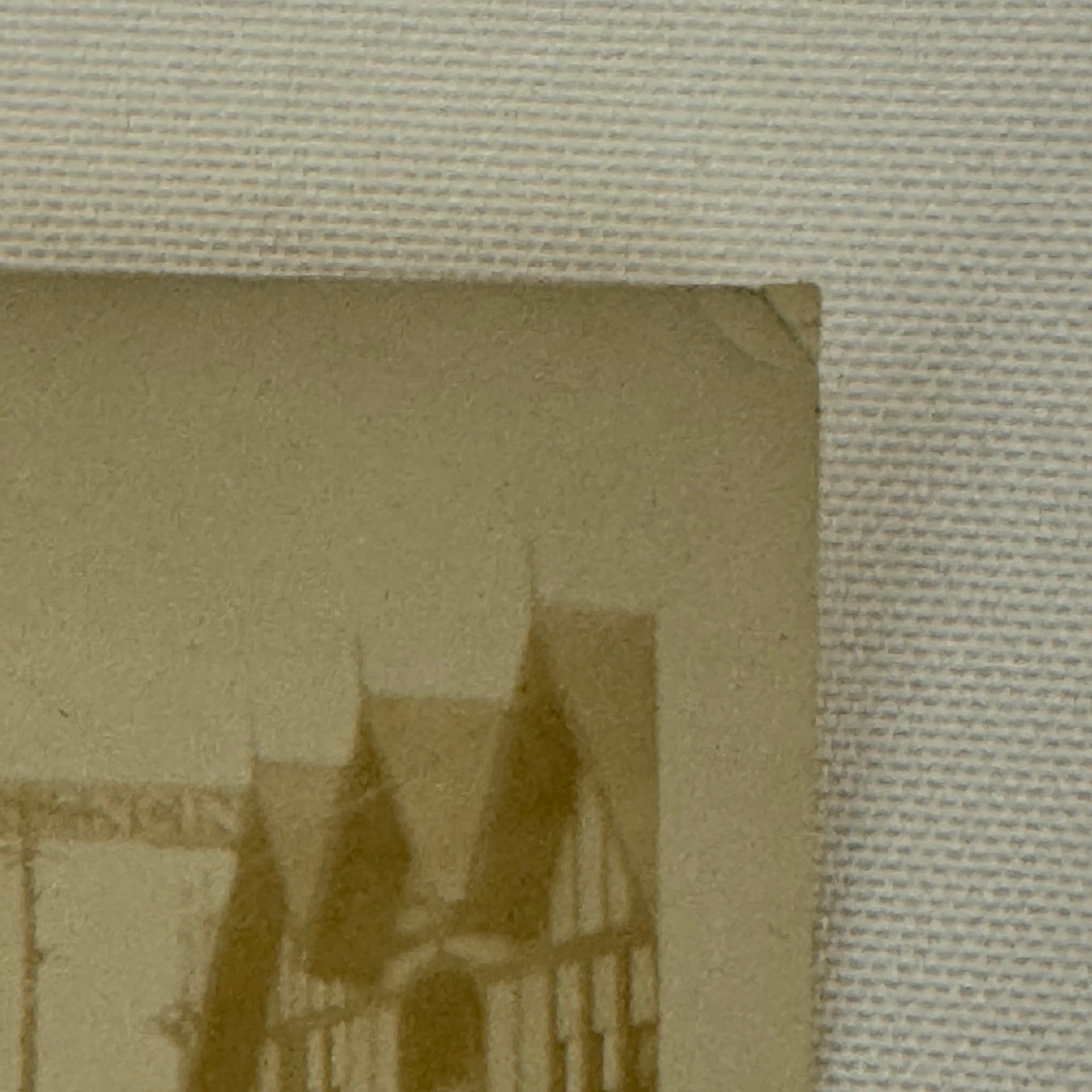 Vintage Car Photo Street Scene Automobile Building Snapshot Image