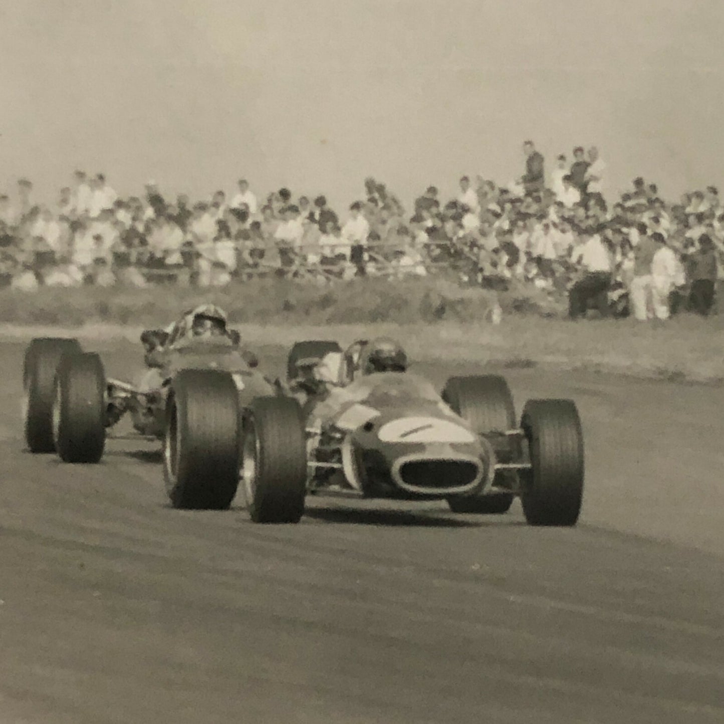 Vintage Grand Prix Racing Car Driver Photo Photograph Print 