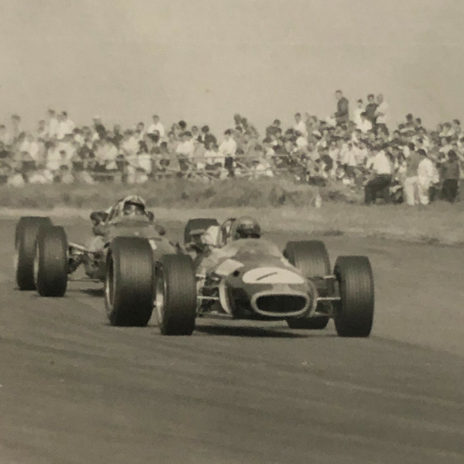 Vintage Grand Prix Racing Car Driver Photo Photograph Print 
