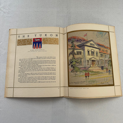 1939 The Spirit of Canada King George VI and Queen Elizabeth Visit Book