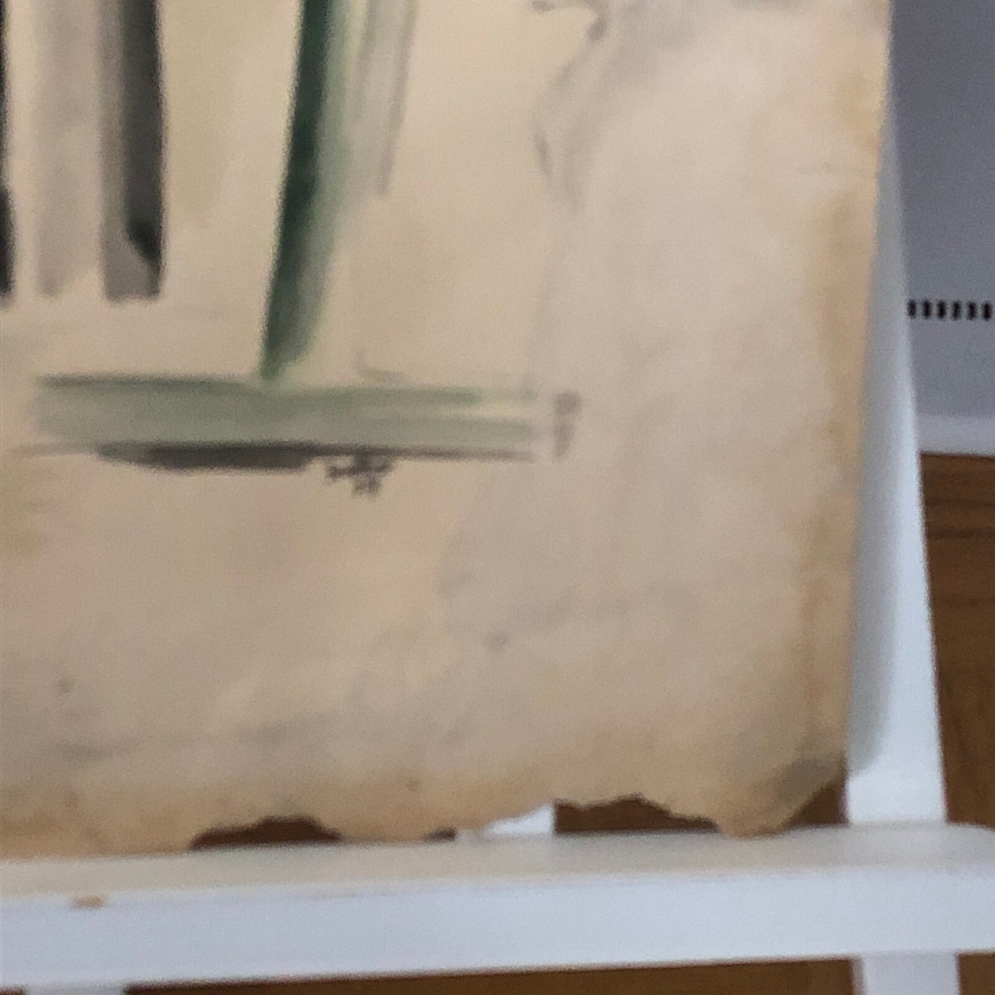 Vintage Painting Art Artwork Artist Arthur E Sudler Chair Fireplace Books