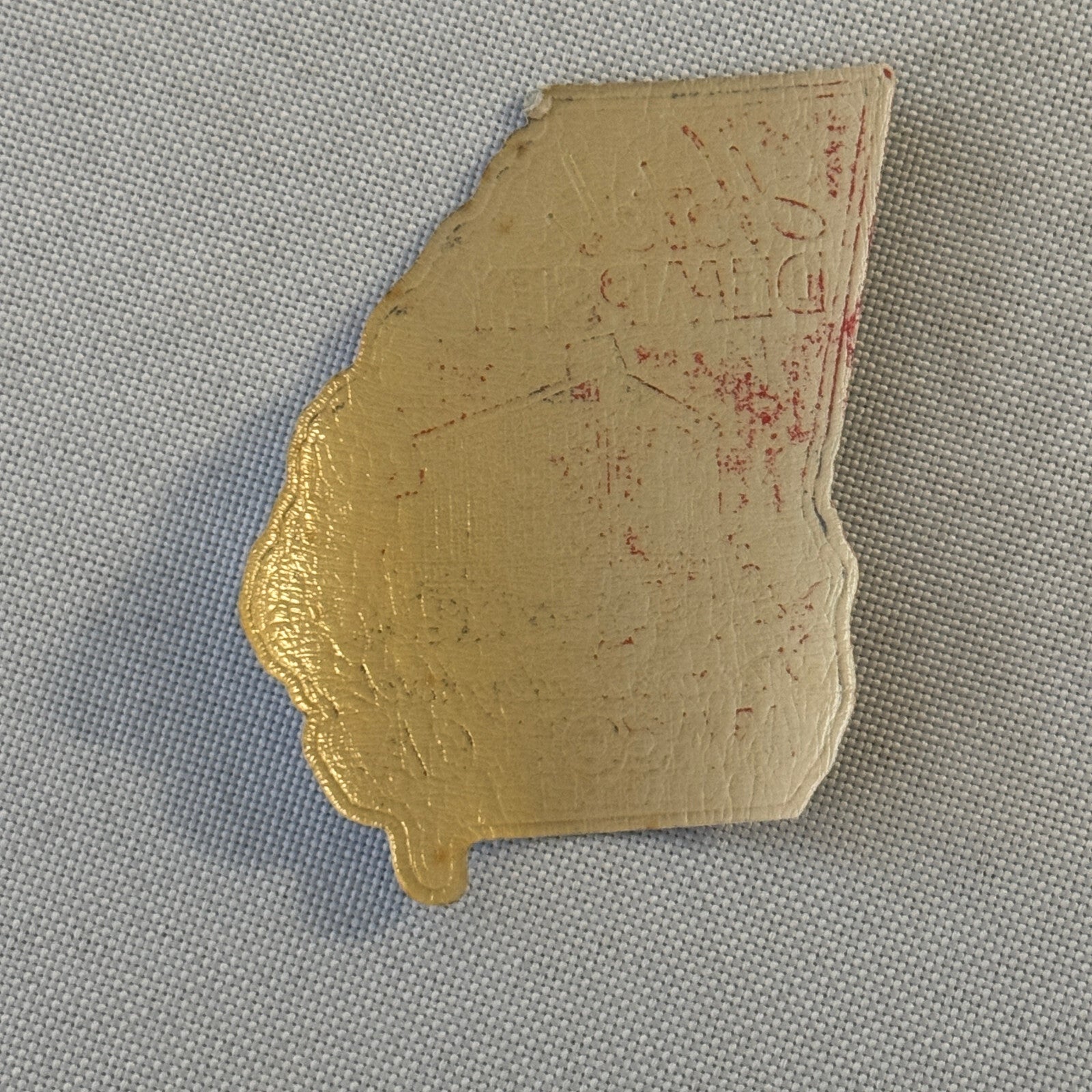 Vintage Hotel Travel Luggage Label Hotel Dempsey Macon Georgia GA