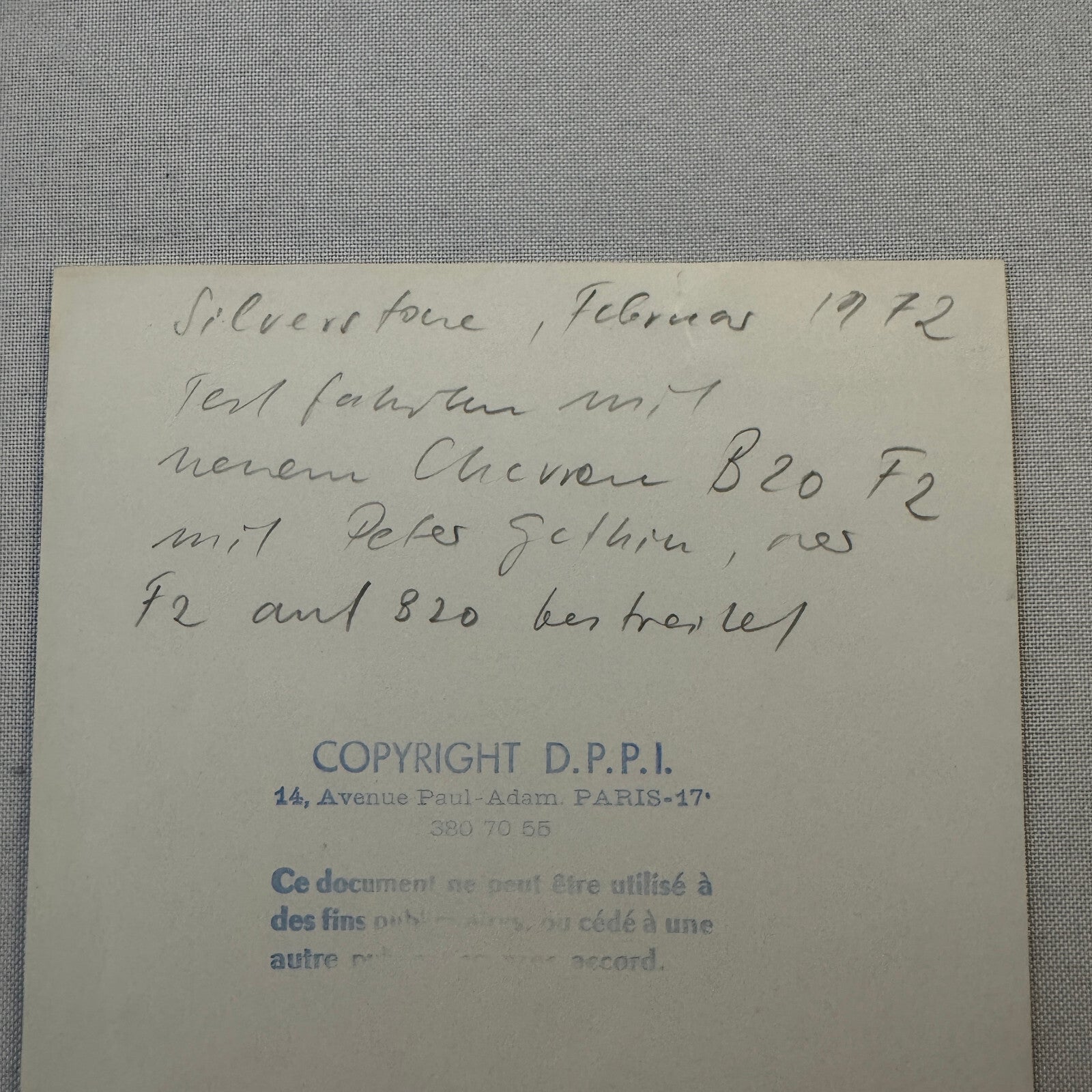 Vintage Racing Photo Photograph 1972 Chevron B20 Peter Gethin Silverstone