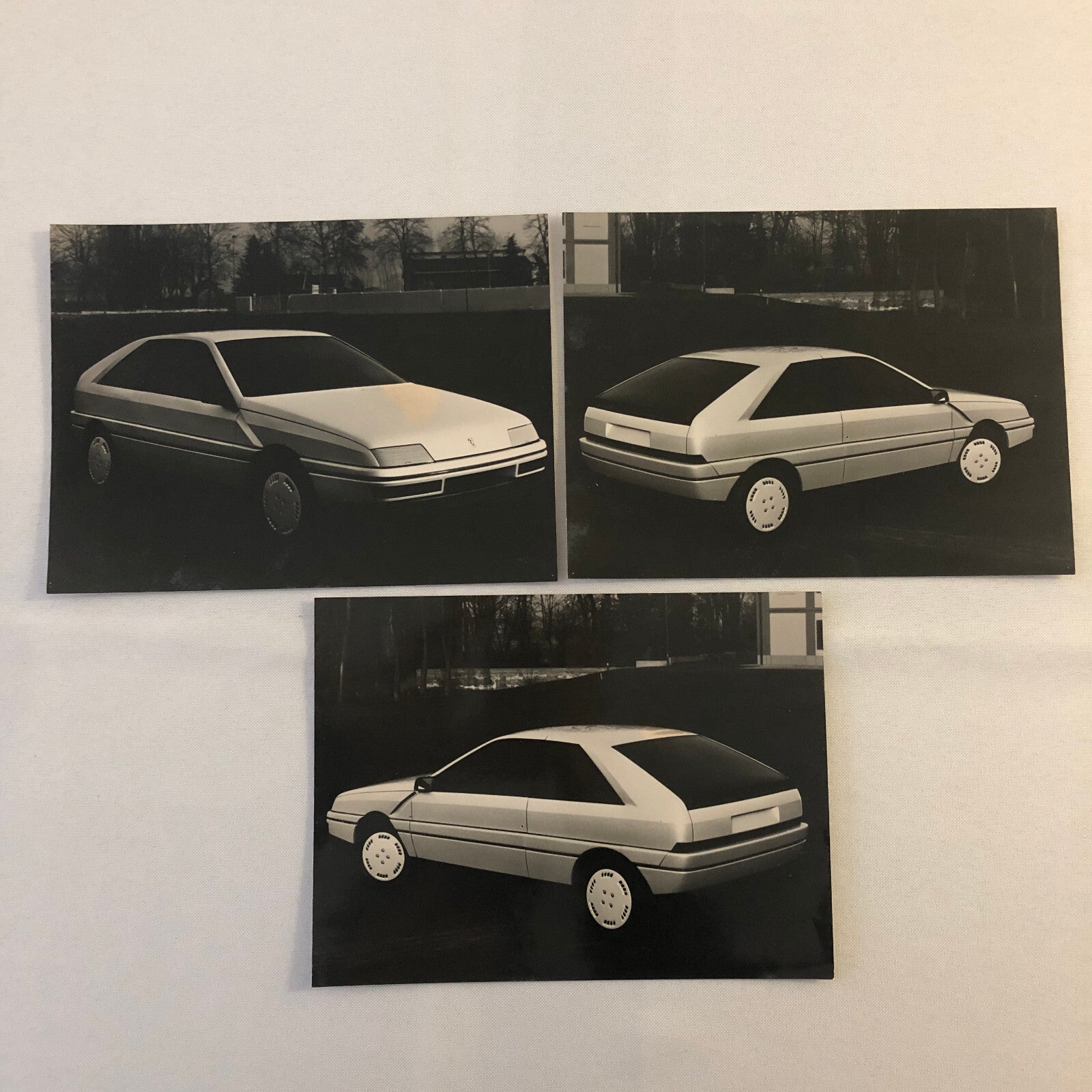 Vintage Pininfarina Concept Car Automobile Photo Photograph Print Lot of 3