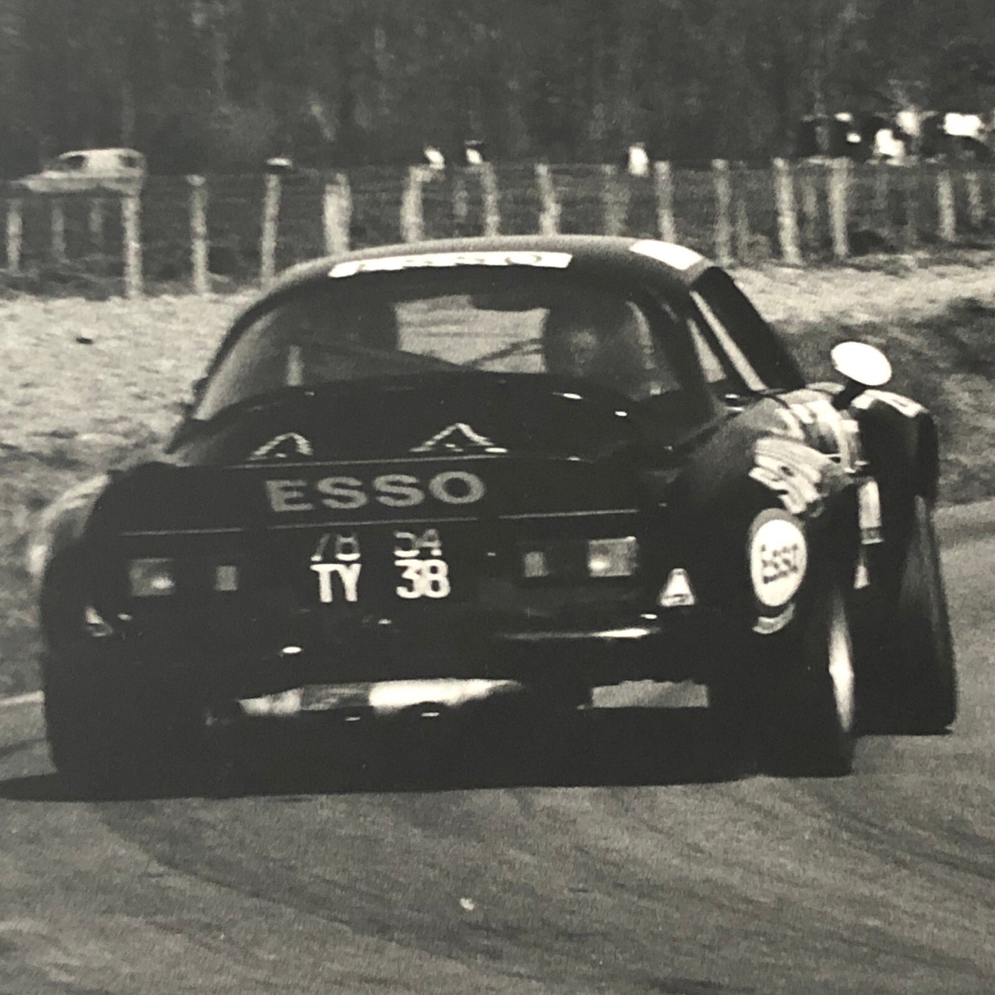 Vintage Renault Alpine Racing Car Photo Photograph Print 