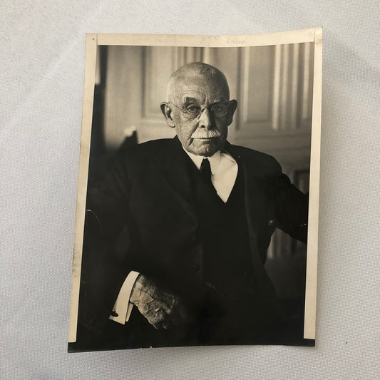 Press Photo Photograph Navy Admiral Officer Colby Mitchell Chester 1924 Portrait