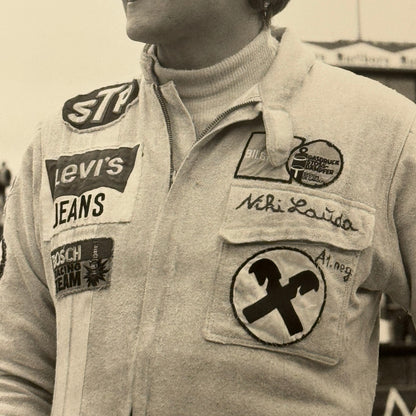 Vintage Racing Photo Niki Lauda 1972 Spanish Grand Prix Spain Motorsport