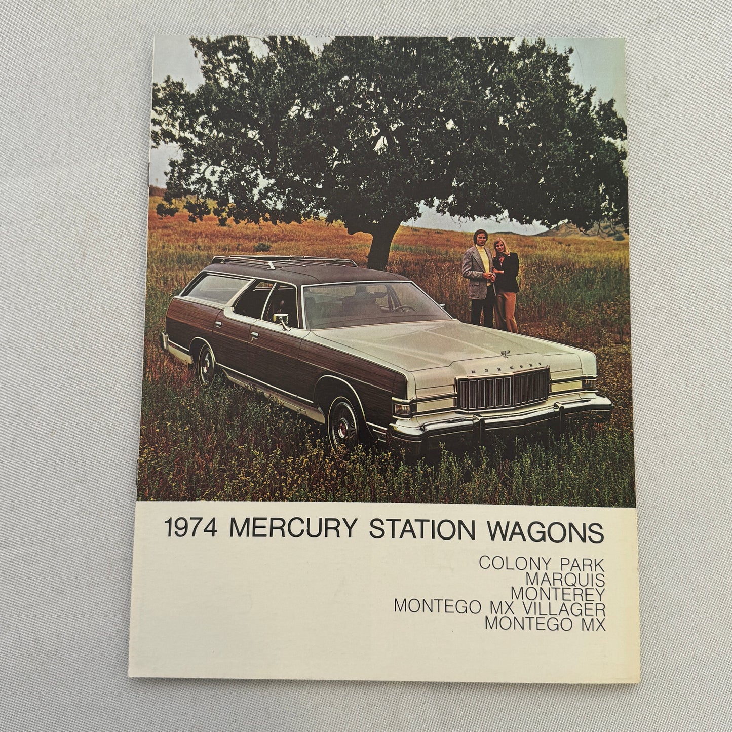 1974 Mercury Station Wagon Sales Brochure Catalog Montego Colony Park Marquis +