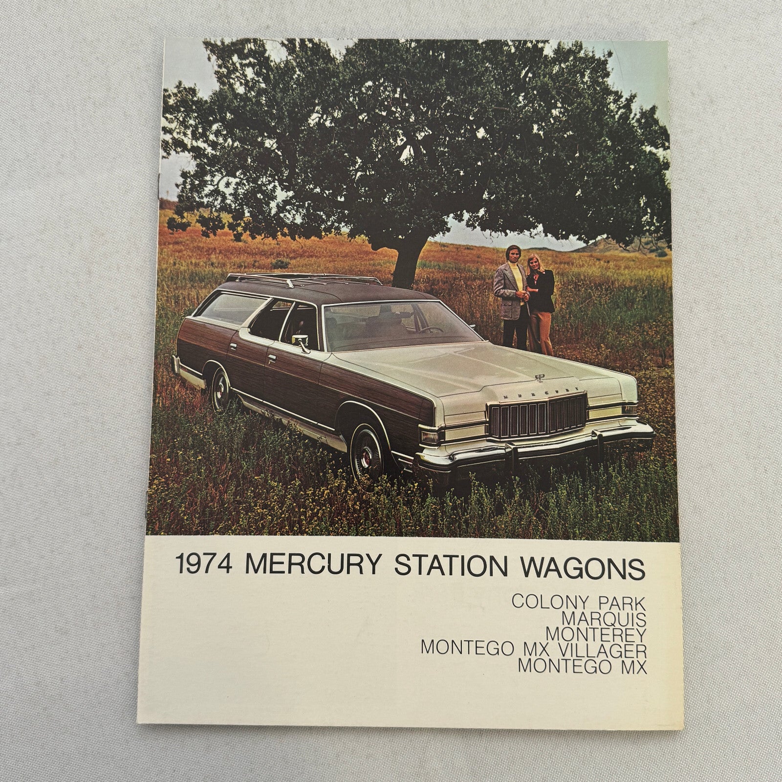 1974 Mercury Station Wagon Sales Brochure Catalog Montego Colony Park Marquis +