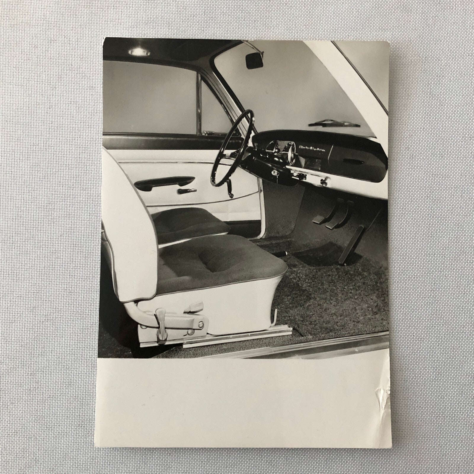 Auto Union DKW F102 Car Interior Photo Photograph Vintage F 102