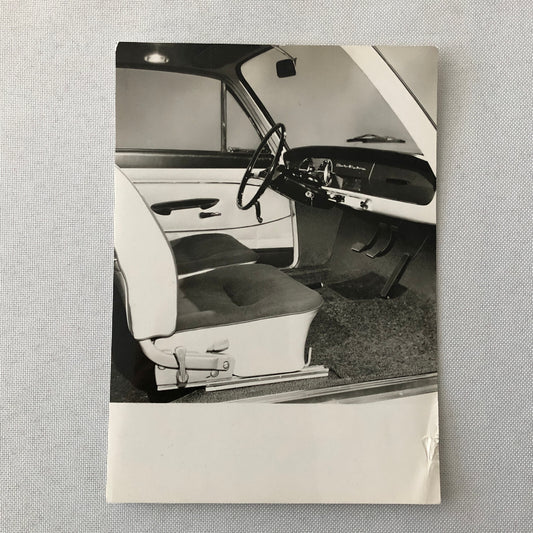 Auto Union DKW F102 Car Interior Photo Photograph Vintage F 102
