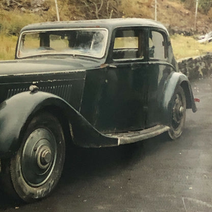 Vintage 1937 Bentley 4 1/4 Litre Park Ward Saloon Car Barn Find Photo Lot of 3