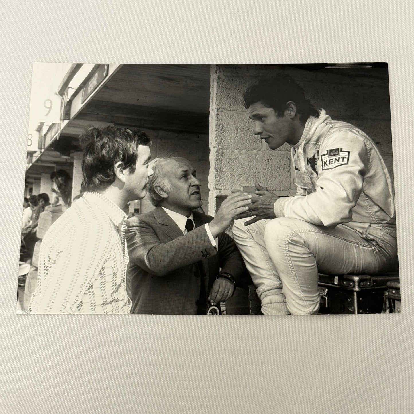 Vintage Racing Photo 1972 British Grand Prix Jacky Ickx