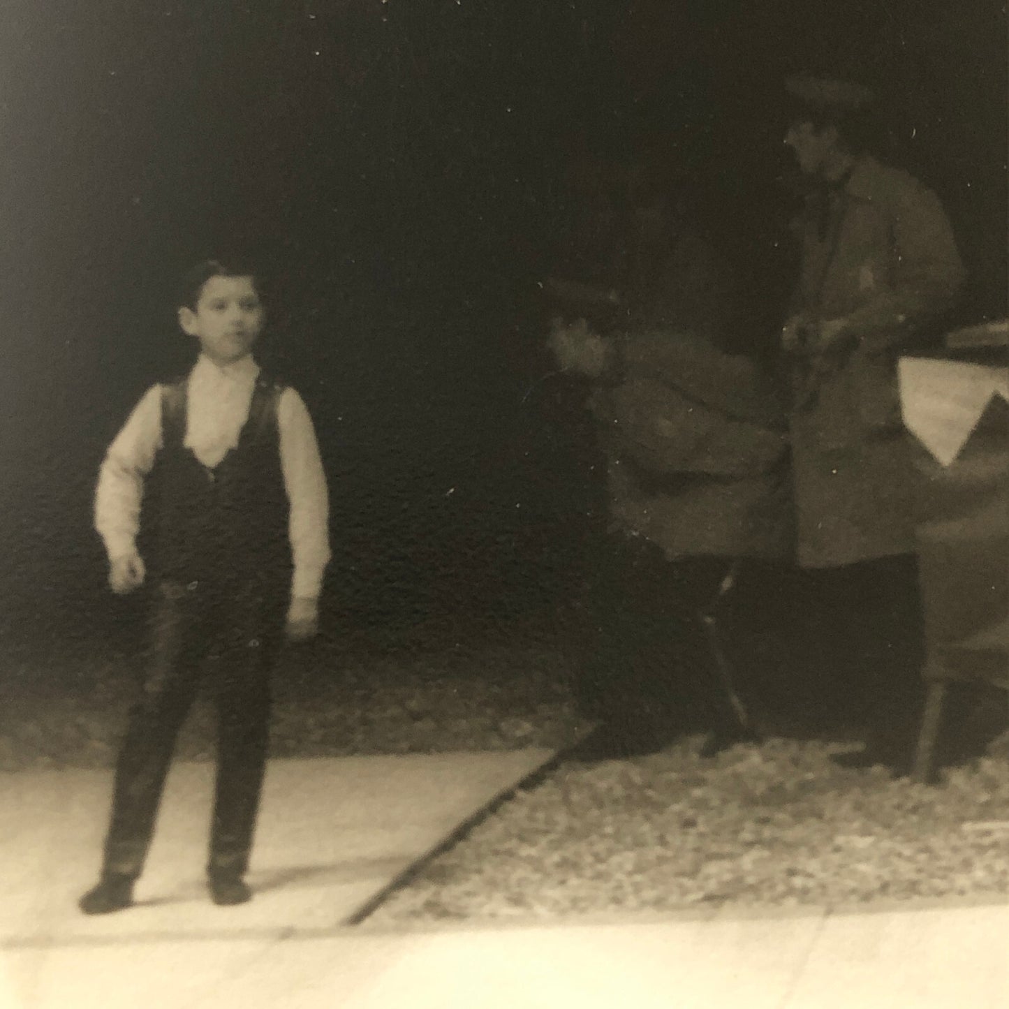 Circus Performer Balancing Act Balancing Woman on Unicycle Photo Photograph