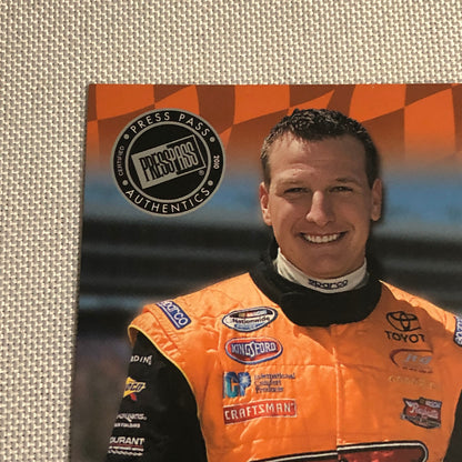 2010 Press Pass Authentics Michael McDowell Auto Autograph Signed Card NASCAR