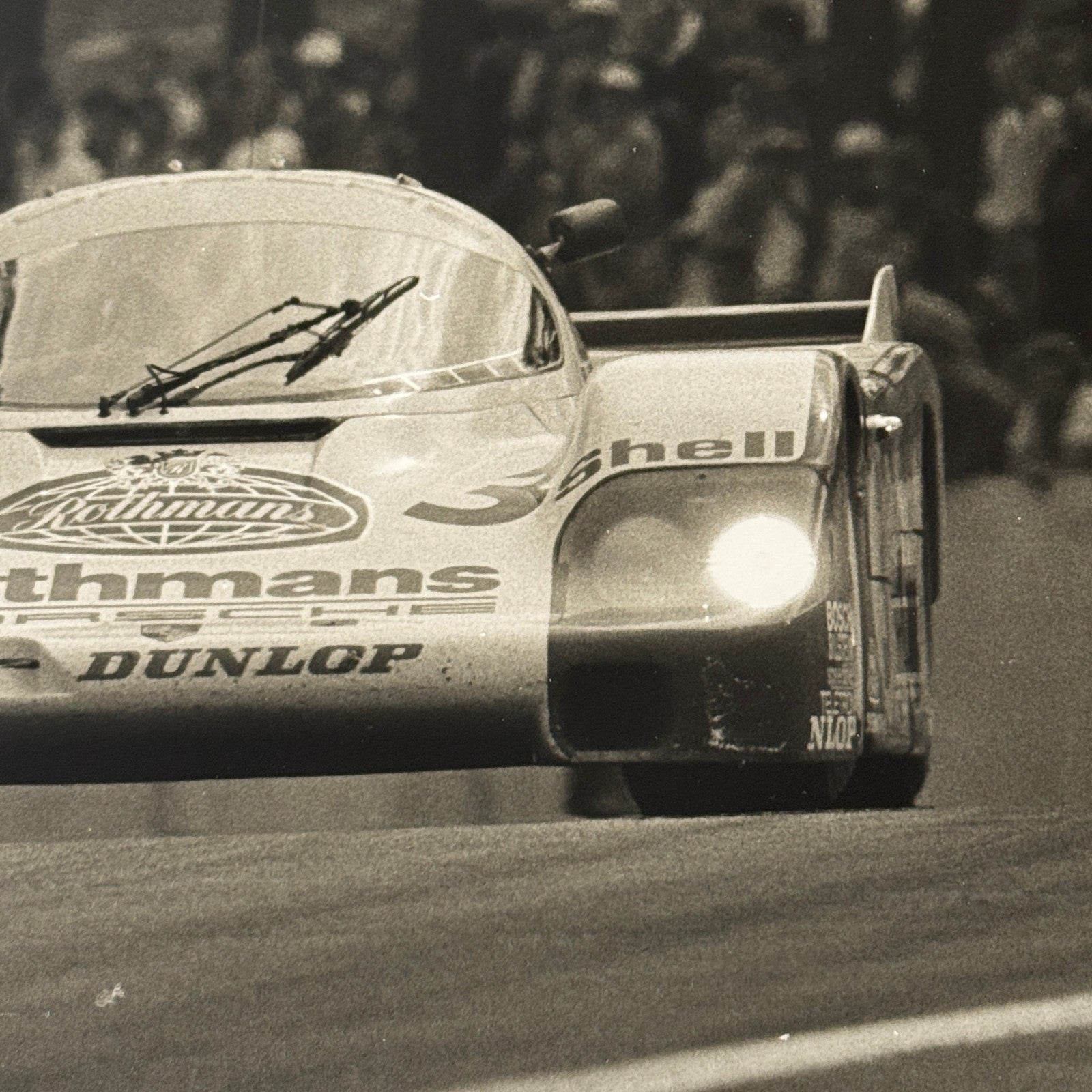 Porsche 956 Rothmans Racing Race Car Photo Photograph Print Vintage