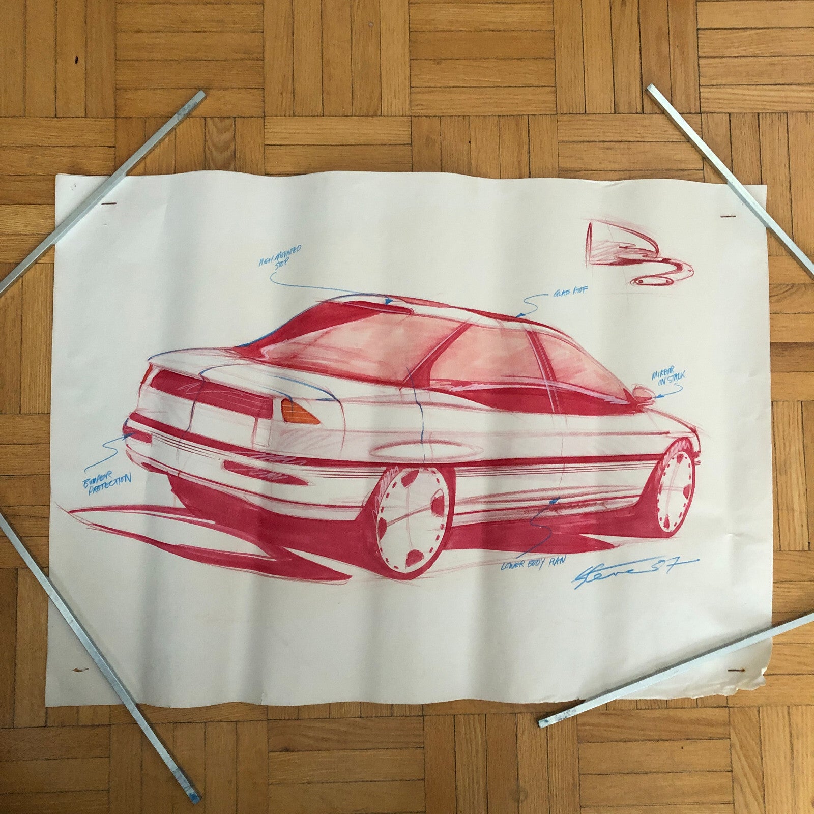Styling Concept Automobile Illustration Art Drawing Sketch Ford Germany ?