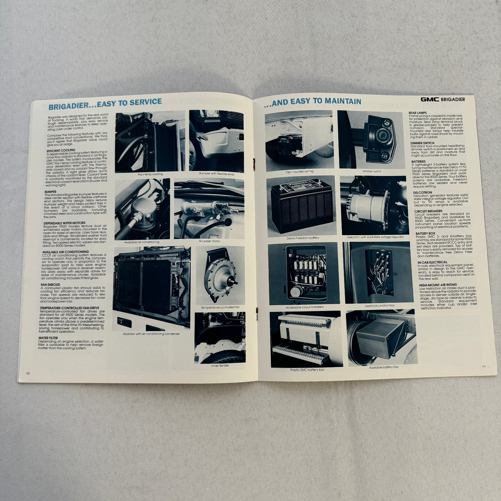 GMC Brigadier Truck Sales Brochure Catalog Advertising Vintage