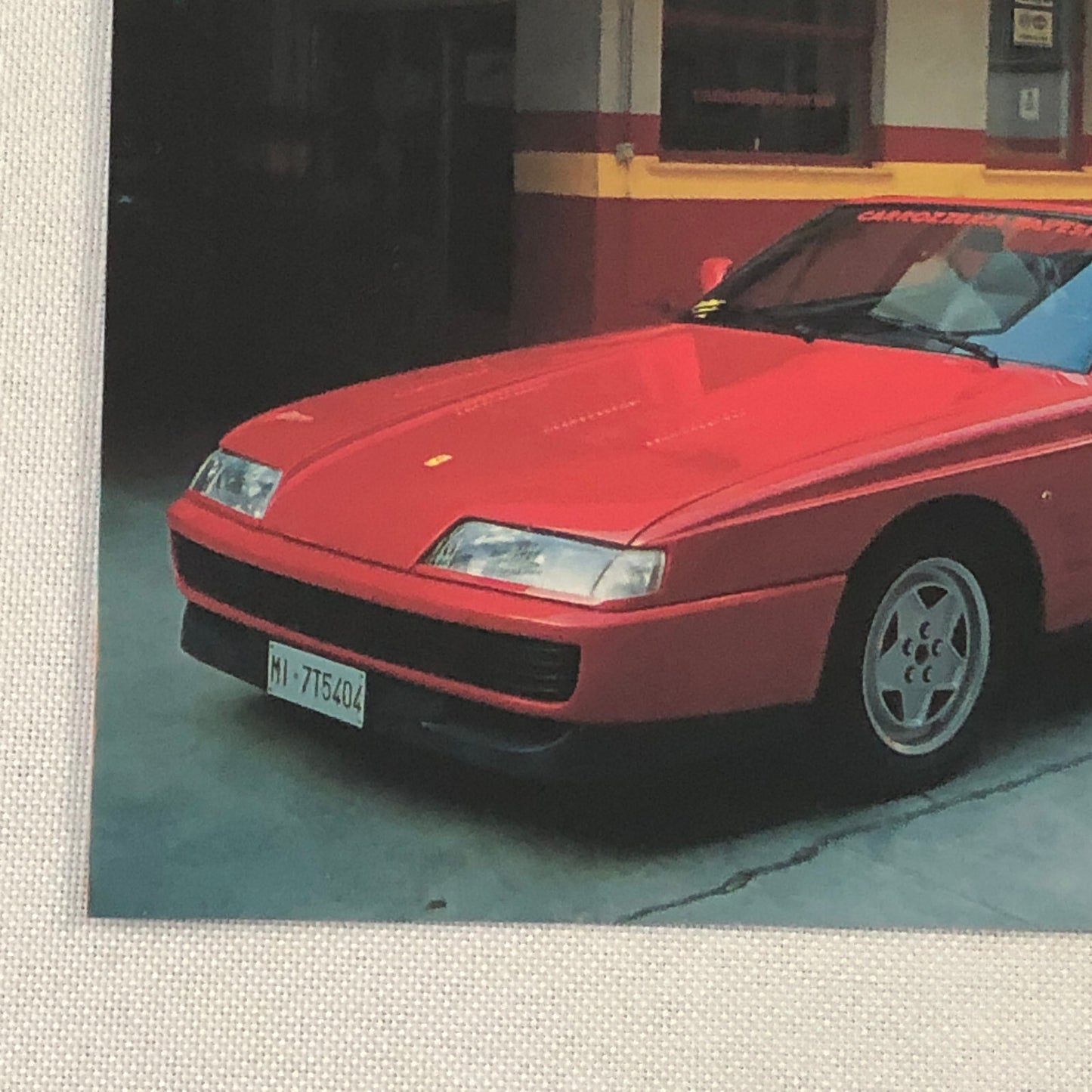 Ferrari 400 Convertible Concept Car Postcard Post Card