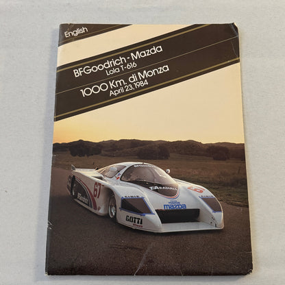 BF Goodrich Mazda Lola T616 Racing Press KIt Brochure Lola T-616 Jim Busby +