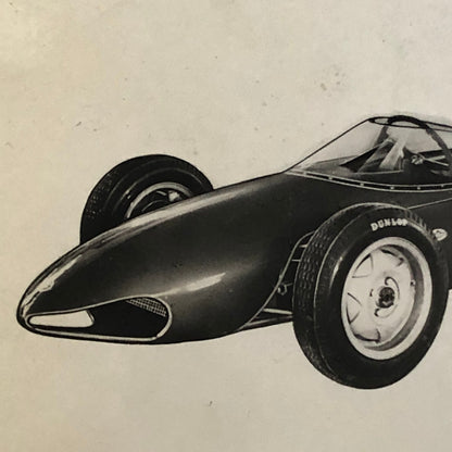 Vintage Stanguellini Racing Photo Photograph Print 1962