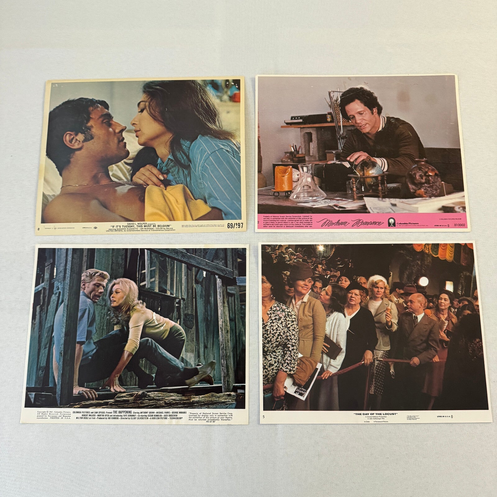 Vintage Movie Lobby Card Mini Poster HUGE Lot 60+ 1950s to 1980s