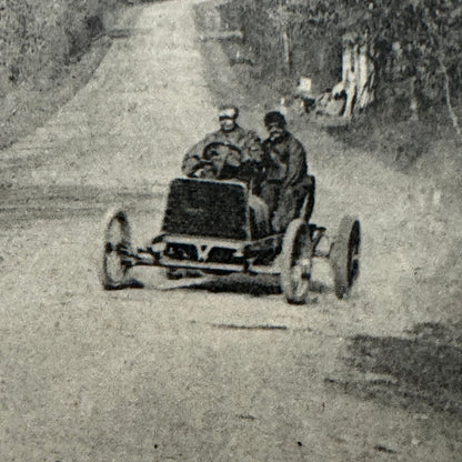 1905 Gordon Bennet Cup Circuit D'Auvergne Postcard Post Card Vintage Posted