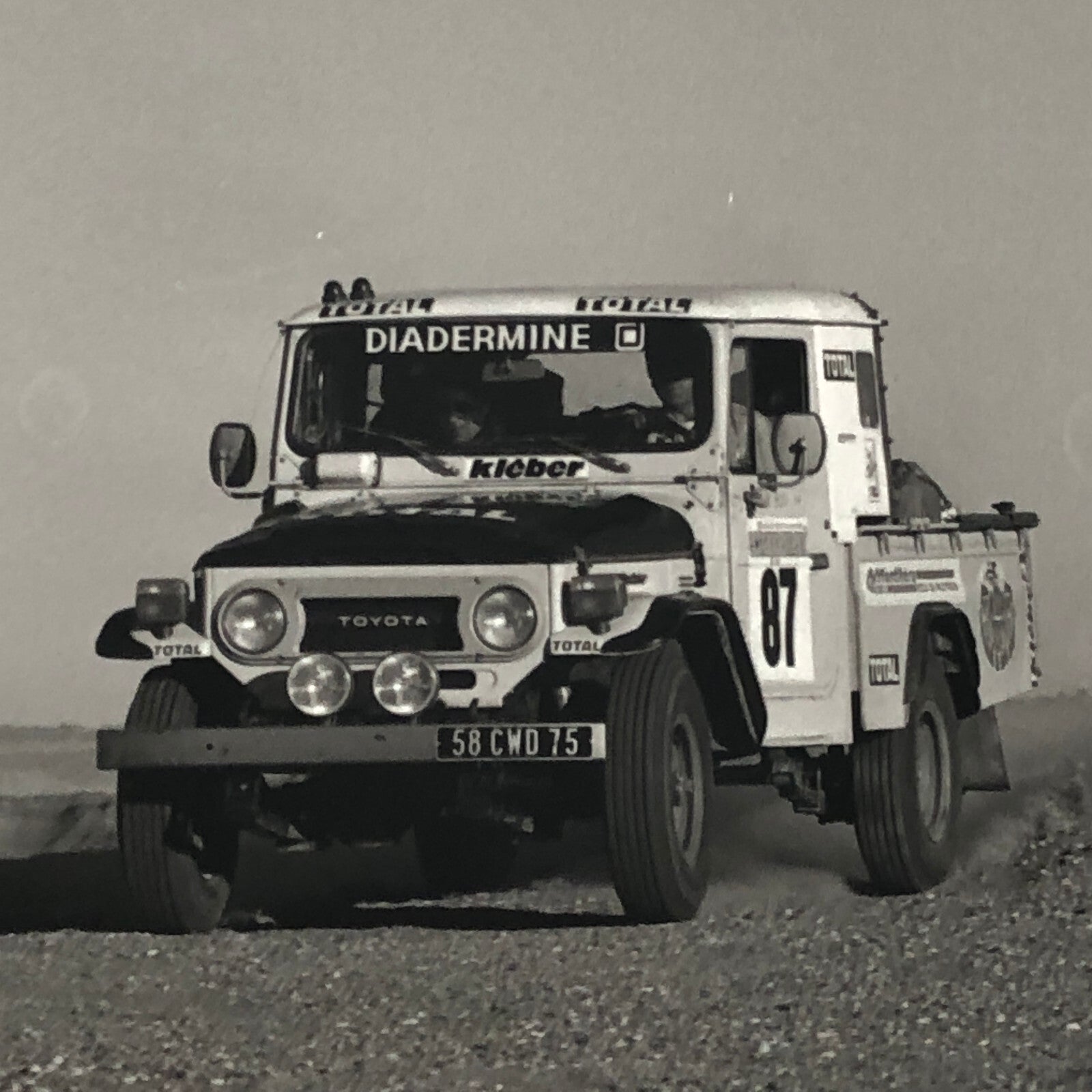 1980 Transafrica Rally Rallye Photo Photograph DPPI Toyota FJ Landcruiser Truck