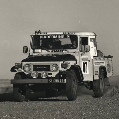 1980 Transafrica Rally Rallye Photo Photograph DPPI Toyota FJ Landcruiser Truck
