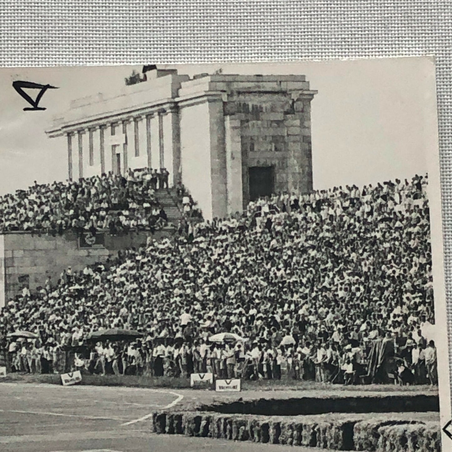 Vintage 1967 Ford GT40 and Lola T70 Racing Photo Photograph Norisring Circuit 