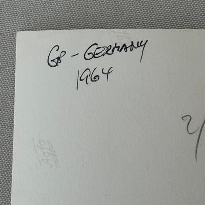 Vintage Racing Photo 1964 German Grand Prix Driver Edgar Barth Motorsport