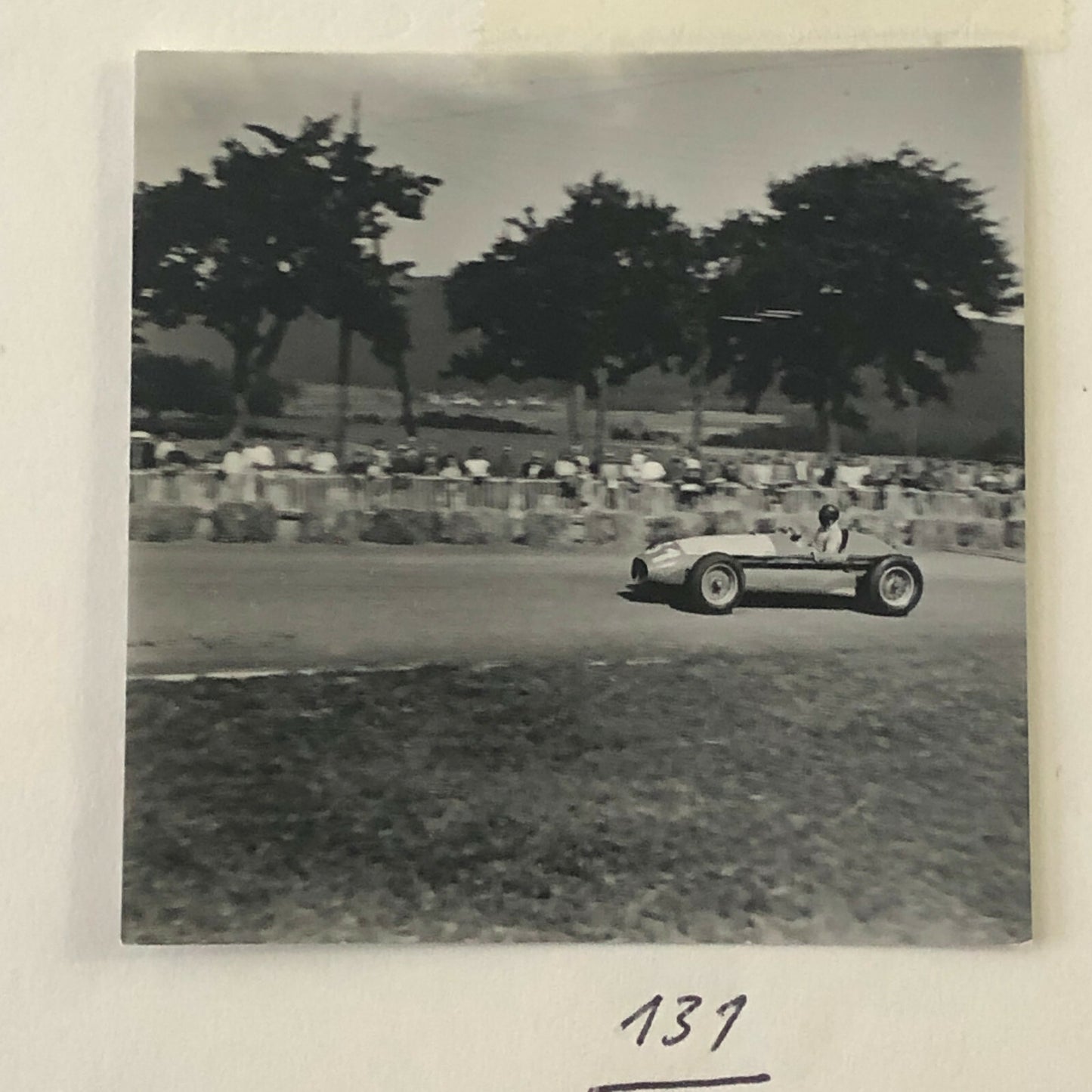 Vintage Racing Photo Photograph Print Juan Manuel Fangio Maserati Car 