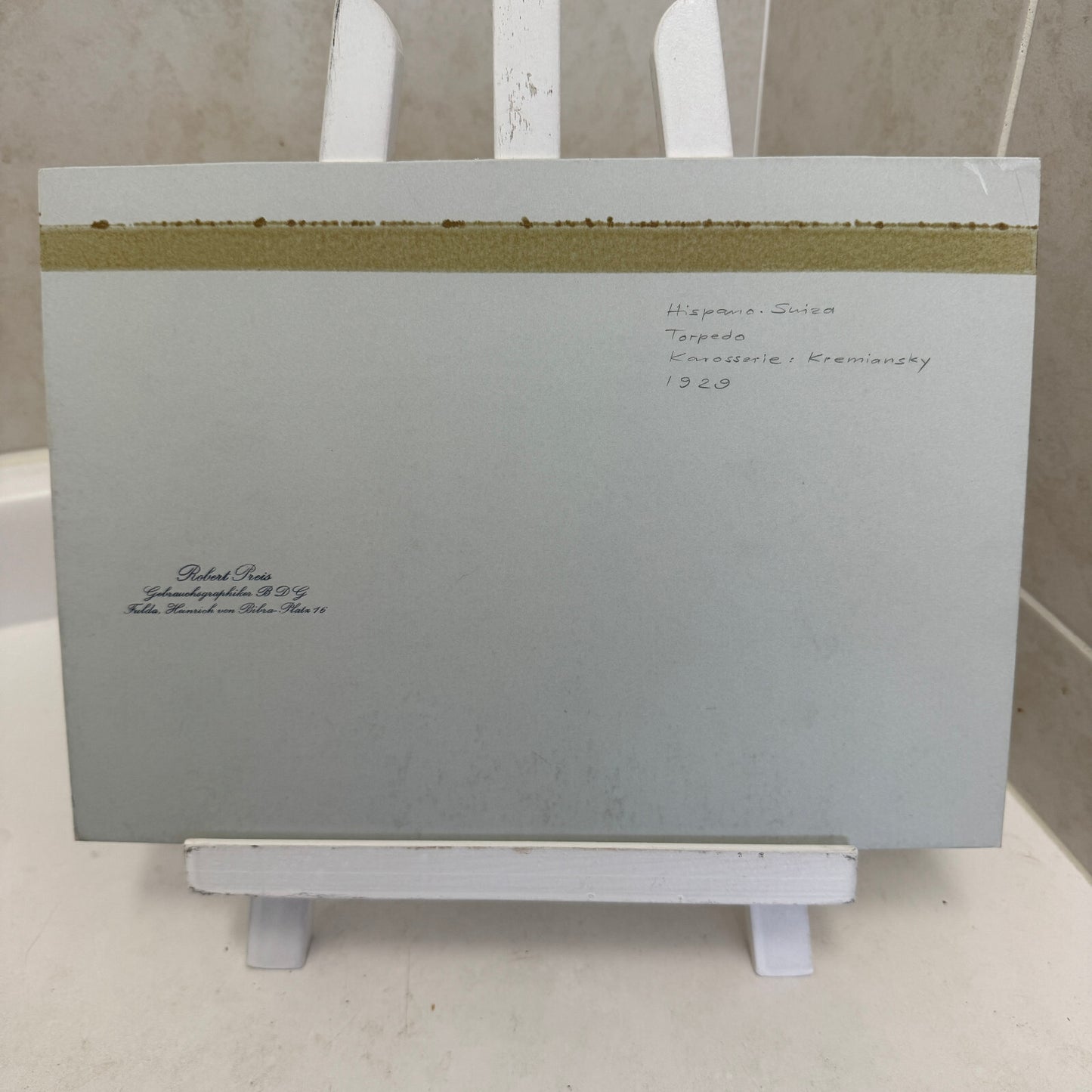 1929 Hispano Suiza Torpedo Automobile Illustration Art Drawing Hand Drawn