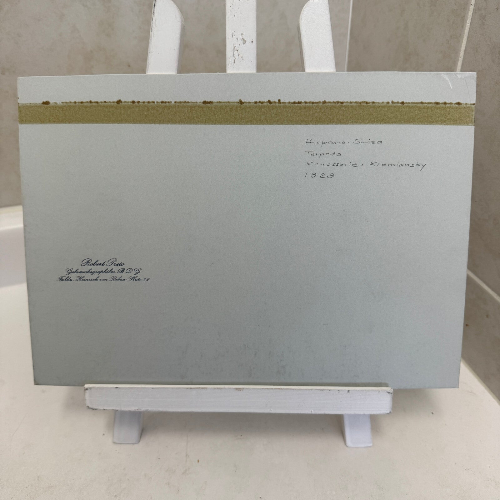 1929 Hispano Suiza Torpedo Automobile Illustration Art Drawing Hand Drawn