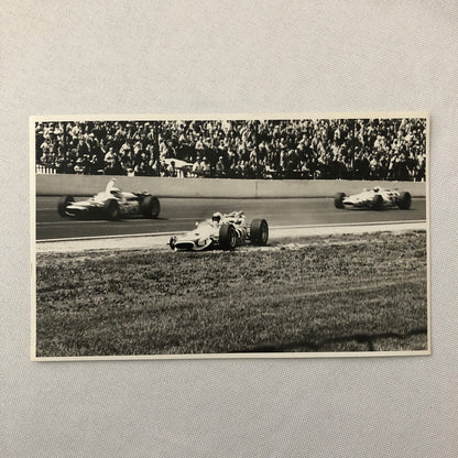 Vintage Indy Indianapolis 500 Racing Photo Photograph Driver Crash Wreck Cars