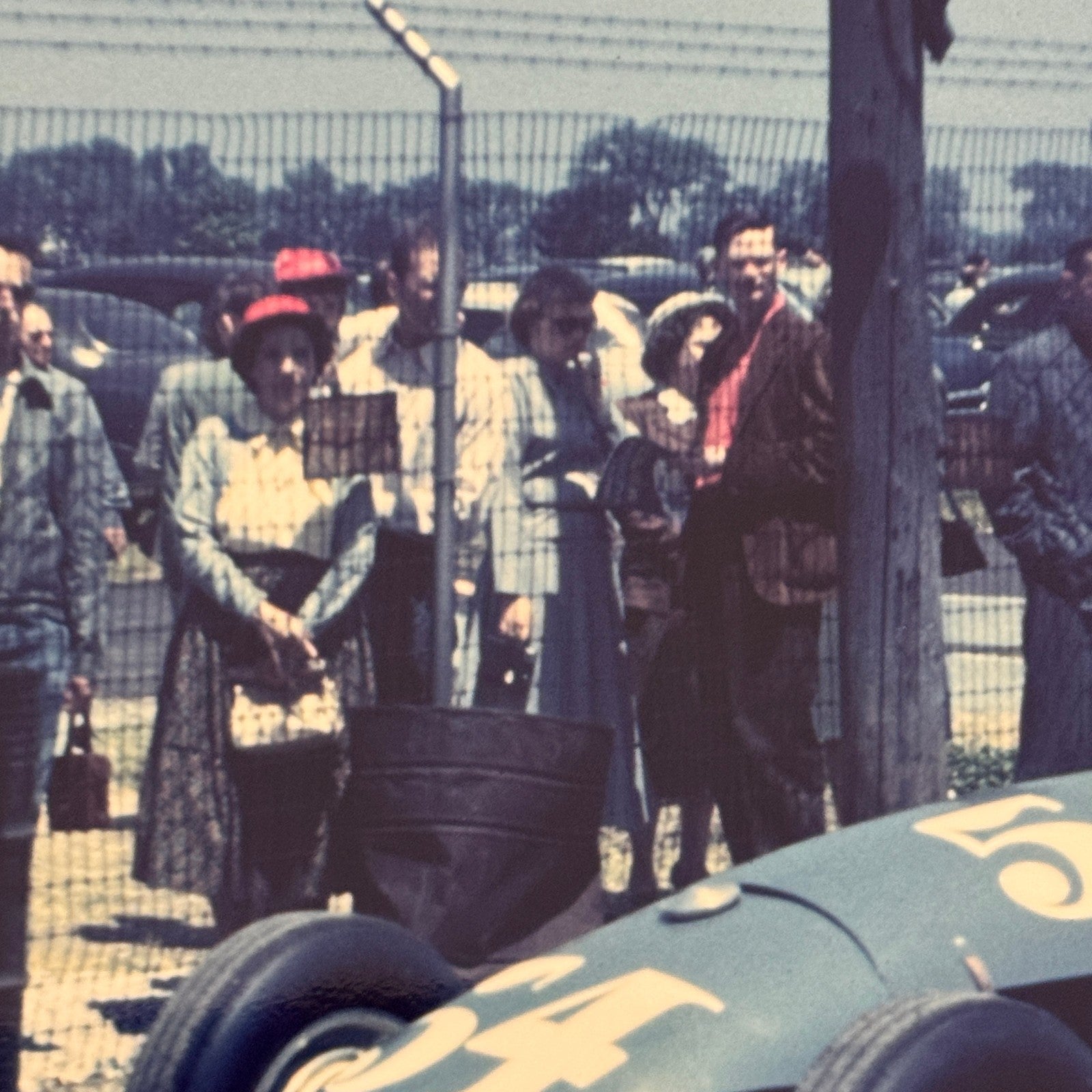 Vintage Racing Photo Photograph Unidentified Car MODERN PRINT