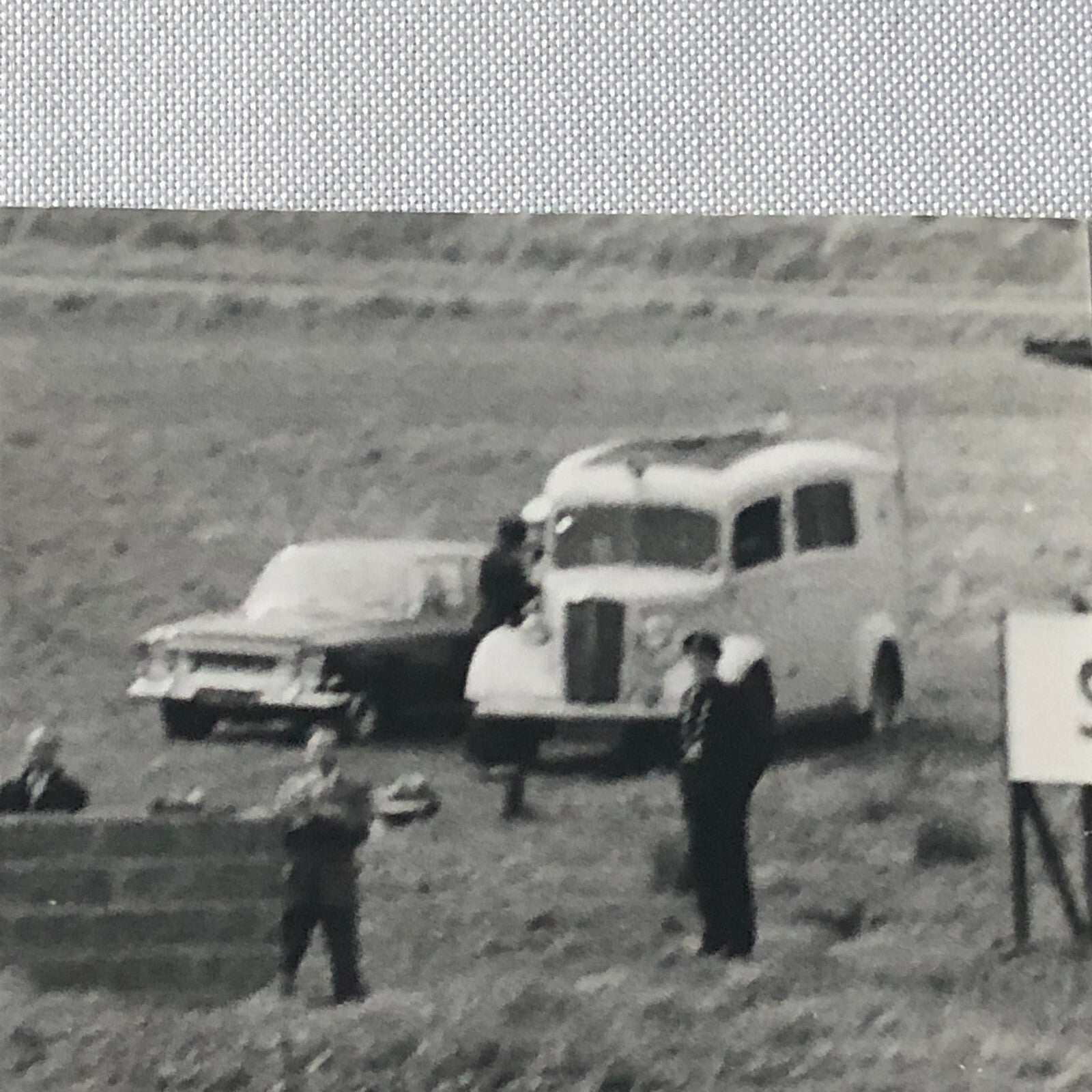 Vintage Bernard Cahier Racing Photo Photograph John Surtees Lola Chevrolet + 