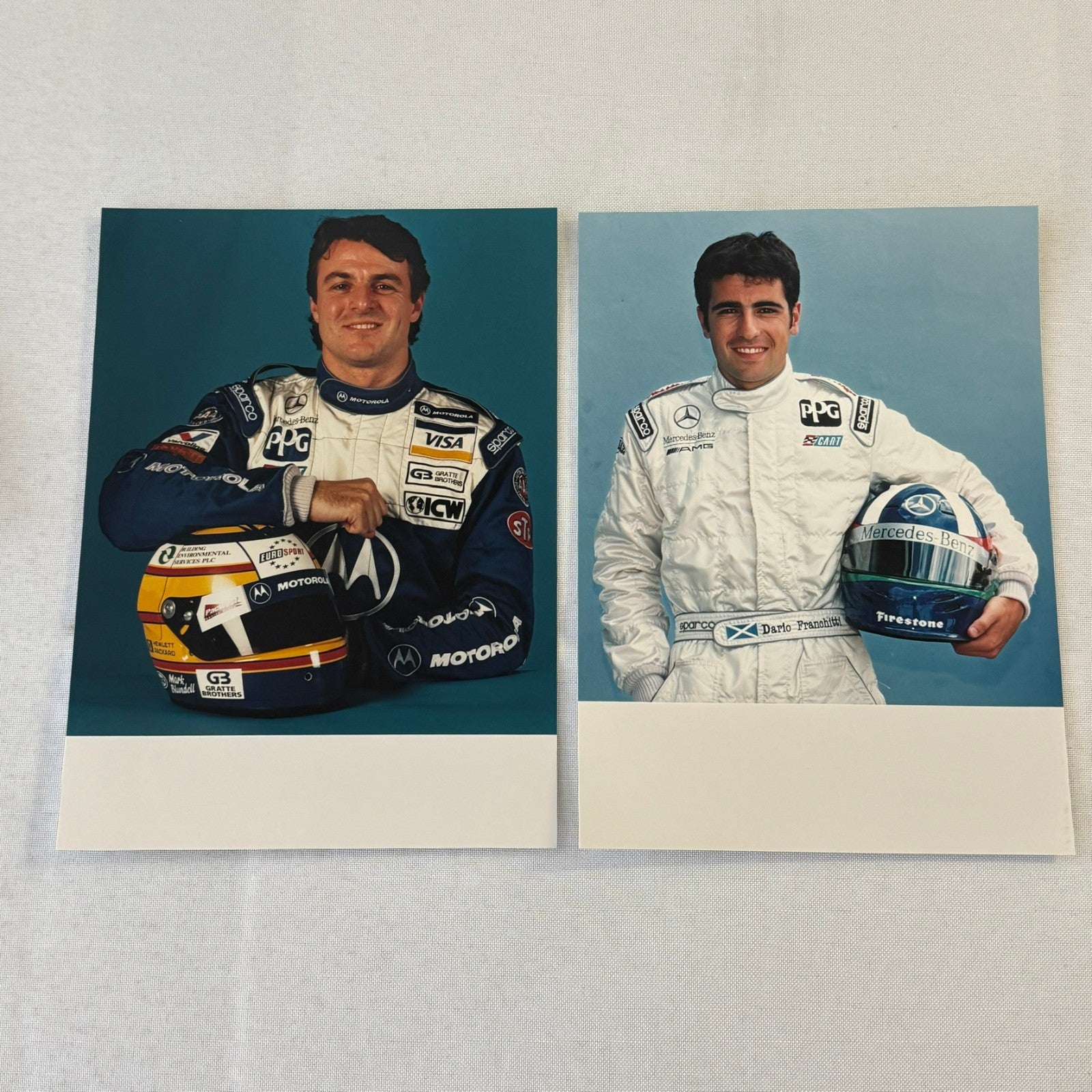 1997 Mercedes CART Racing Press Kit Paul Tracy Greg Moore Al Unser Jr