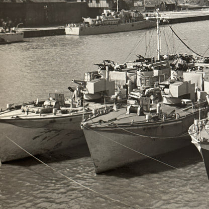 Royal Canadian Navy Military Ship Vintage Press Photo Photograph
