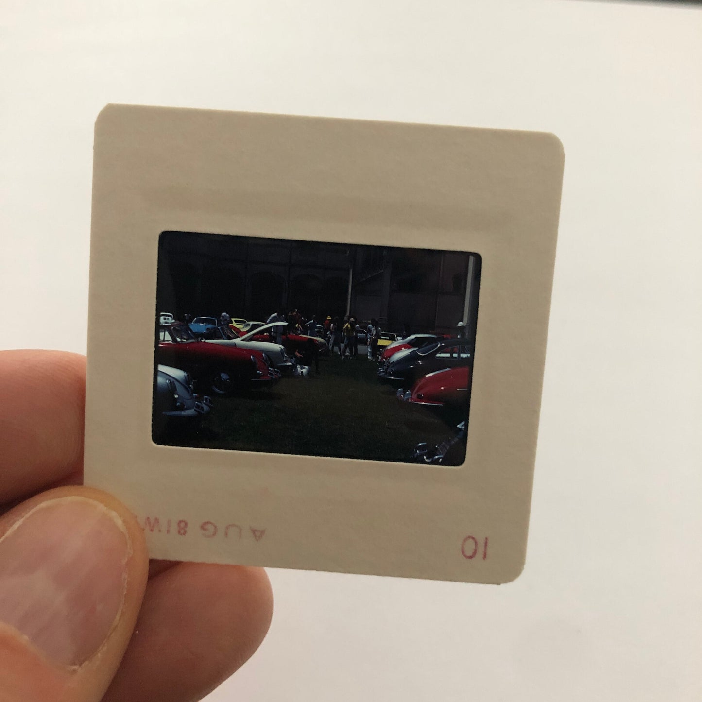 Porsche 356 Car Show 35mm Photo Slide Vintage 1981