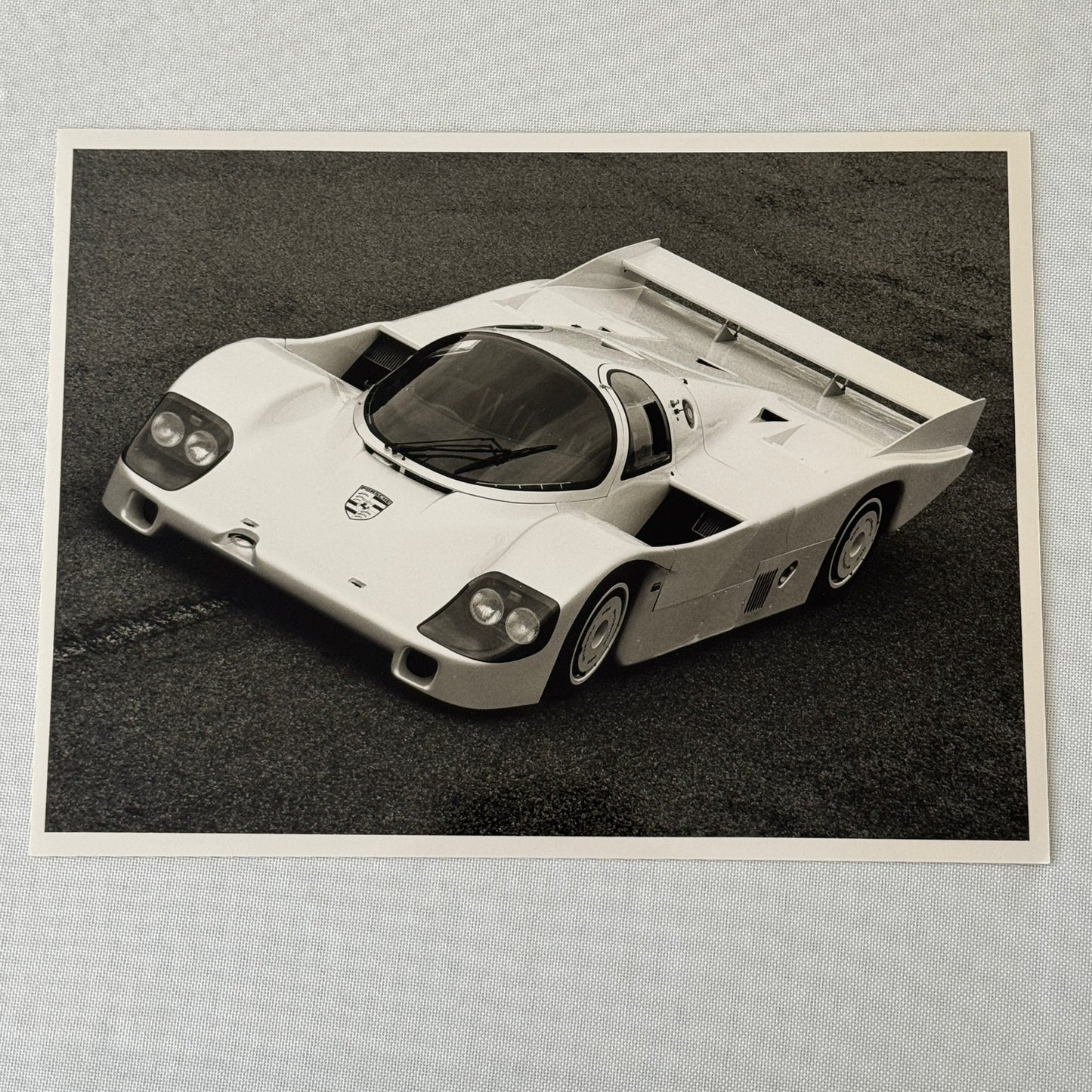 Vintage Porsche 956 Racing Car Photo Photograph Print Race Car