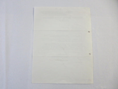 1946 Federal Motor Truck Company Letter Letterhead 