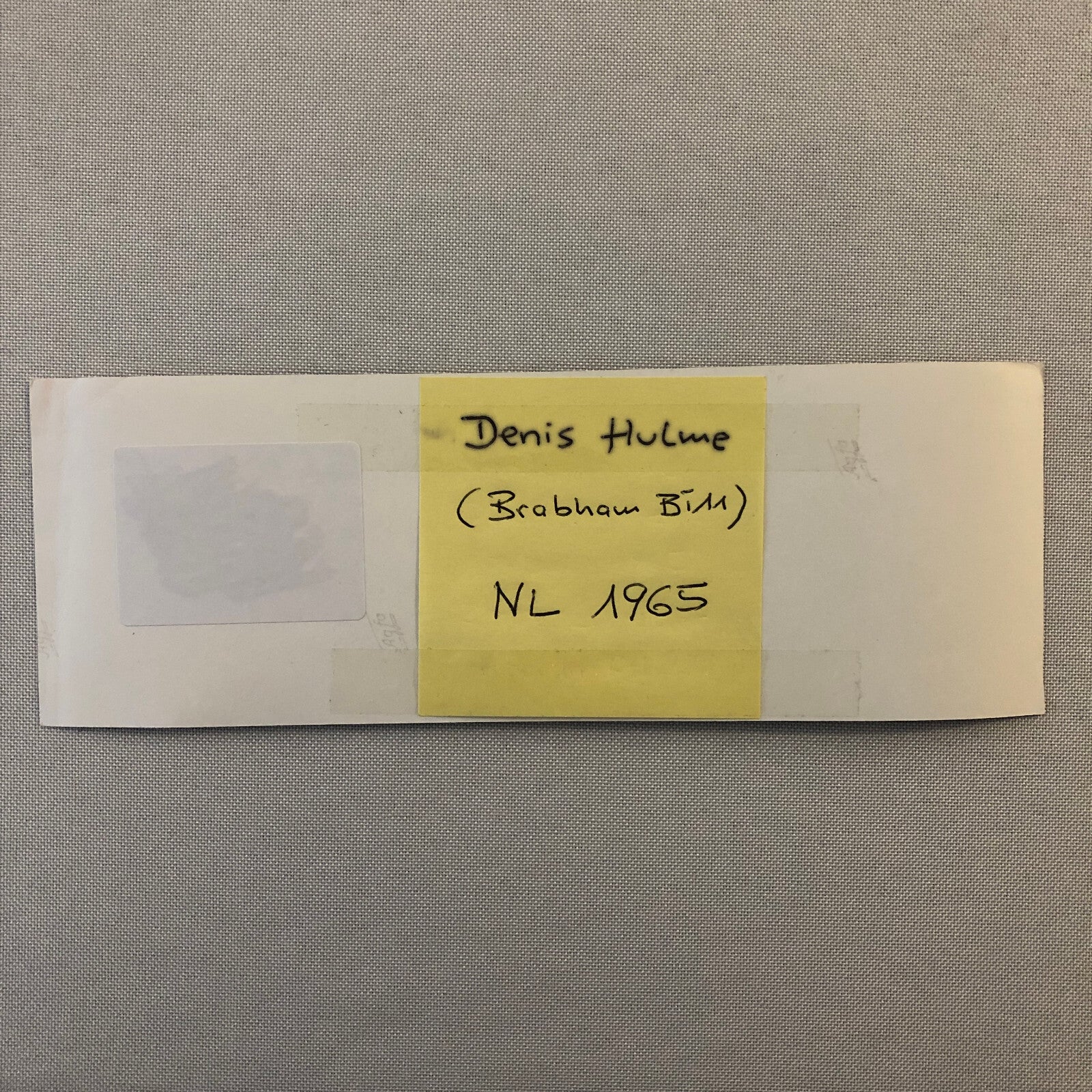 Racing Photo Photograph Denis Hulme Brabham Car 1965