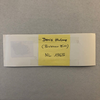 Racing Photo Photograph Denis Hulme Brabham Car 1965