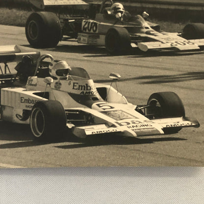 Vintage 1974 Italian Grand Prix Racing Photo Photograph Lola T330 T332 