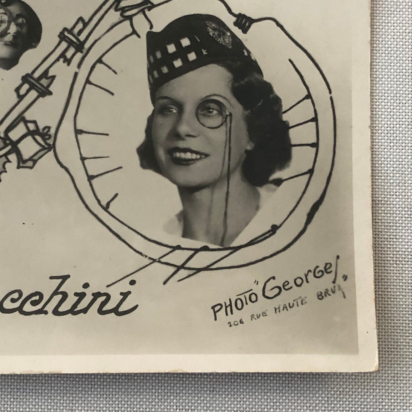 Circus Performer Bicycle Act Photo Photograph Vintage Oldemira Facchini