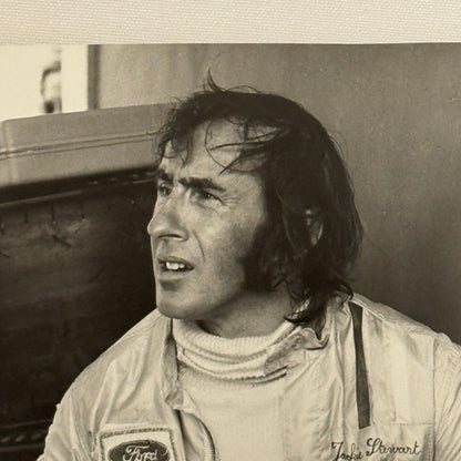 Vintage Racing Photo 1971 German Grand Prix Race Jackie Stewart Motorsport