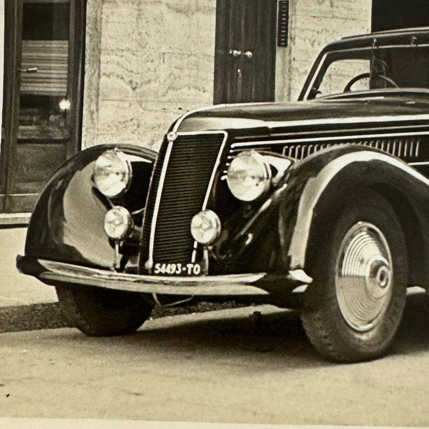Vintage Postcard Real Photo Postcard RPPC Vintage Car Lancia Astura