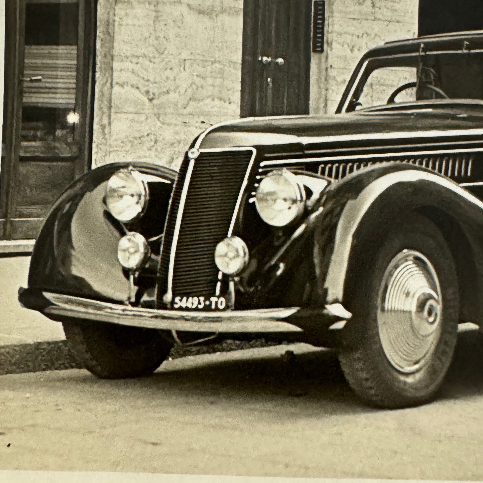 Vintage Postcard Real Photo Postcard RPPC Vintage Car Lancia Astura