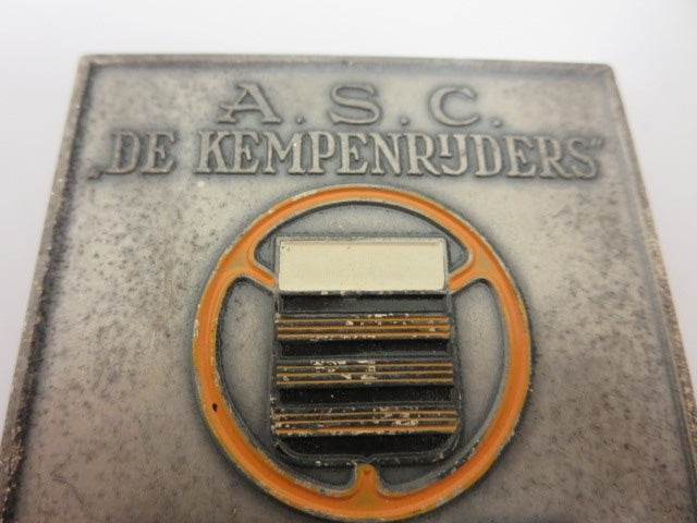 Vintage 1970 ASC De Kempenruders E.L.E Toertocht Car Rally Badge Emblem ELE
